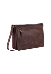 camel active TRACES - Messenger-Laptoptasche, Laptopfach, Leder - BROWN 029