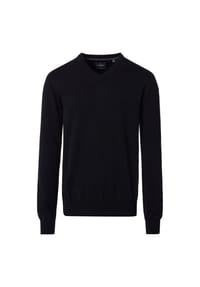 CASAMODA - Herren Pullover uni - Schwarz