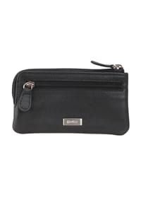 Maître FUSTO - Schlüsseletui, Leder, Logo, uni, für Damen - SCHWARZ