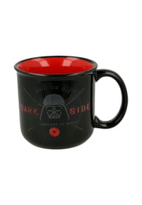COFI - Star Wars Kaffeetasse 400 ml mit Geschenkverpackung 14 oz - Schwarz 9x9x9 cm