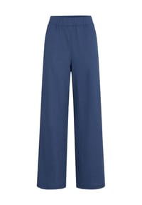 MANGUUN - Stoffhose, Gummibund, für Damen - 1 SCHWARZ/ PUNKTE