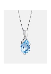 Diamant L'eternel - Halskette mit Blautopas, 585 Weißgold - white gold