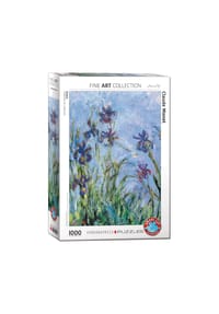 eurographics - Puzzle Schwertlilien von Claude Monet, 1000 Teile, 68 x 48 cm - 