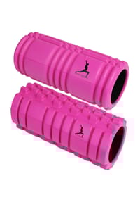 normani® - 2 x Faszienrolle - Sportrolle Massageroller - 1 x Blau / 1 x Grau