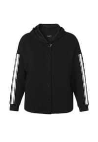 VIA APPIA -DUE- - Sweatjacke Große Größen - schwarz / ecru