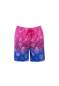FROZEN CAPE - Badehose FALCAO mit Unterhose aus Mesh - Pink Blue