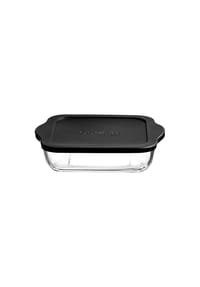 Paşabahçe - Borcam Backform aus Glas 3,2L mit Deckel Ideal für Kuchen, - 
