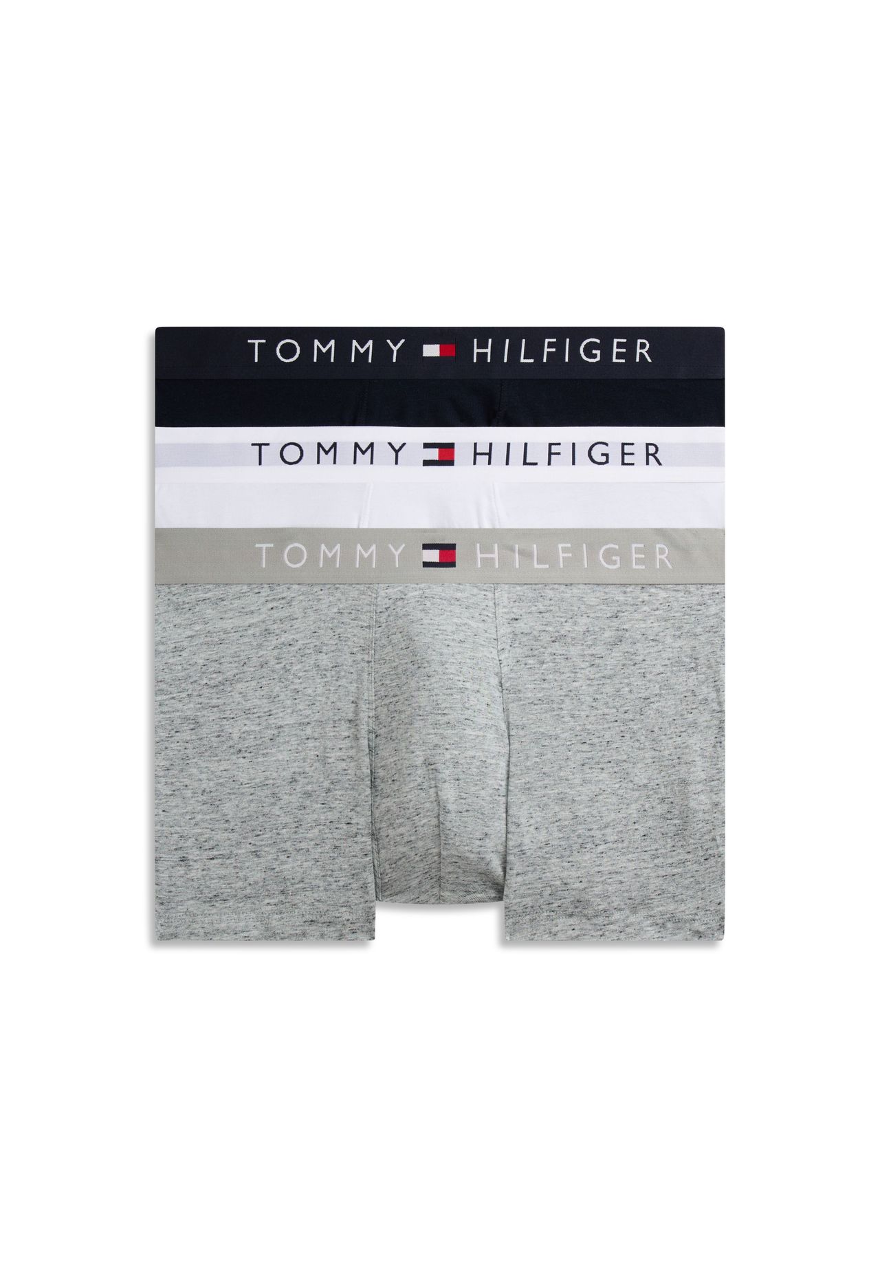 Tommy Hilfiger Underwear/Swimwear (Pvh Group) 3P Trunk Wb Grey Htr/White/Desert Sky - Gr. - L - Bild 7