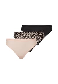 CHANTELLE - String 3er Pack - Soft Stretch - Elfenbein