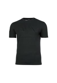 ARMANI EXCHANGE - Herren T-Shirt - Rundhals, Kurzarm, Logoprint, Baumwolle - Creme