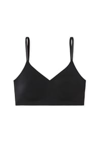 SCHIESSER - Invisible Soft Bustier, herausnehmbare Pads, verstellbare Träger, für Damen - 000 SCHWARZ