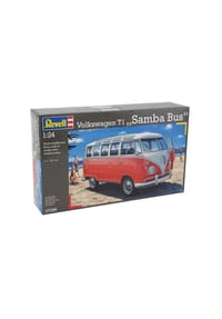 Revell® - Fahrzeug-Modellbausatz Volkswagen T1 Samba Busbus, 173 Teile, 1:24 - 