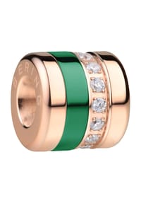 BERING - Damen Bead "Arctic Symphony", Friends4Life, Edelstahl - roségold/grün