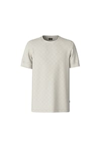 JOOP! - Herren T-Shirt - Benluco, Rundhals, Kurzarm, Struktur, Strick - Beige