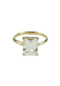 VANDENBERG - Damen Ring, 925er Silber mit Bergkristall - GOLD