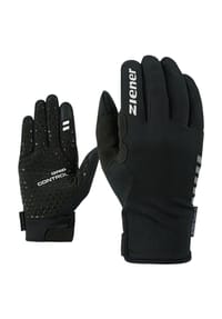 ziener - Winter Fahrradhandschuhe "Cornelis Touch", rutschfest, atmungsaktiv, für Herren - BLACK