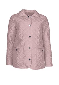 GOLDNER - Leichte Jacke mit regelmäßigem Stepp - jeansblau