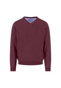 FYNCH-HATTON® - Pullover, V-Ausschnitt, für Herren - 826 WINTER WHITE