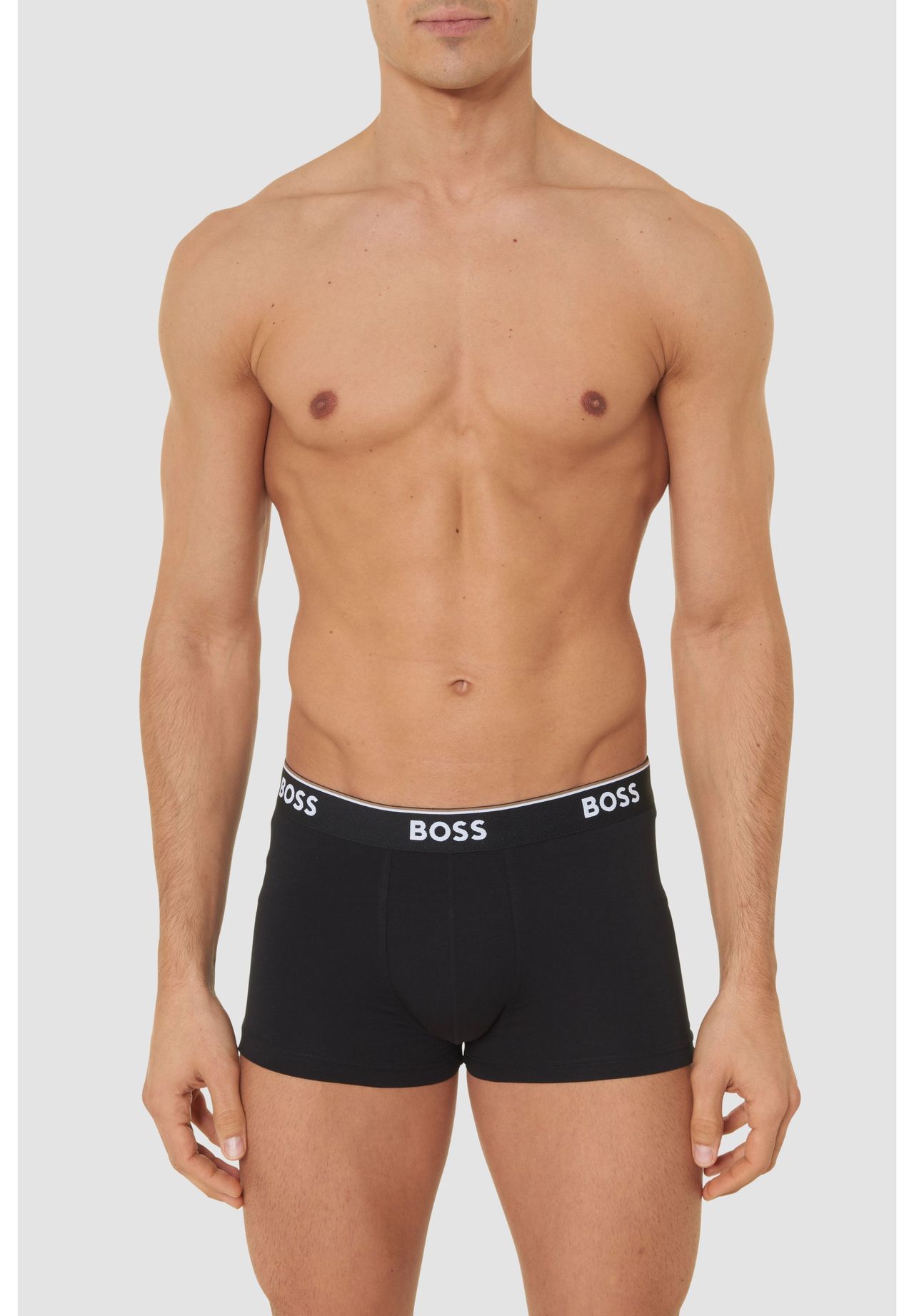 Boss Pants, 3Er-Pack, Baumwollmix, Logo-Bund, FüR Herren, Schwarz, M