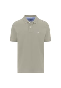FYNCH-HATTON® - Hemd, gerader Schnitt, Kurzarm, Polokragen, Herren - 416 GRAPE
