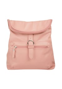 forty° - Rucksack Echt Leder, Made In Italy - alt-rosa