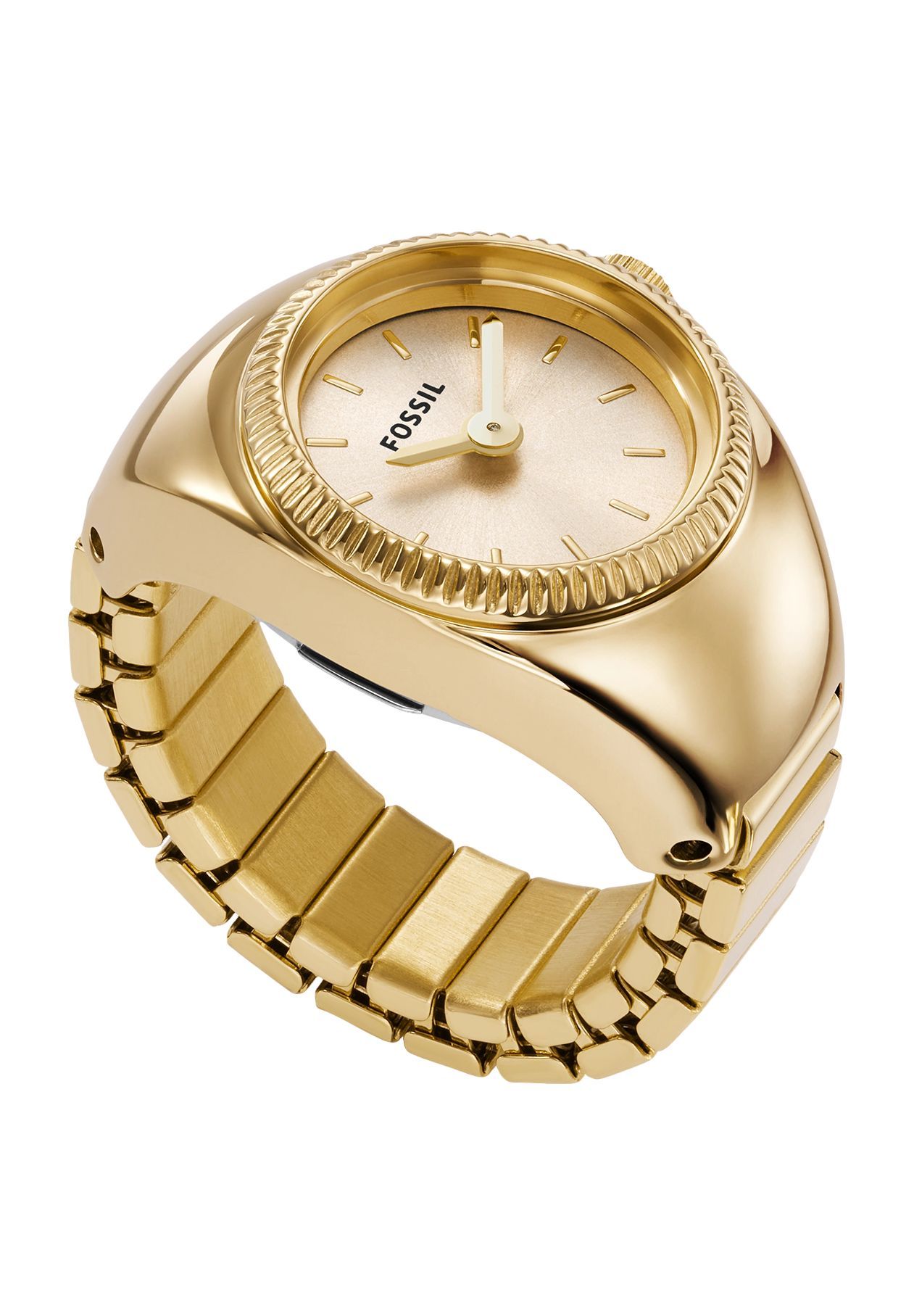 Fossil Damen Ring-Uhr "ES5246", Gold
