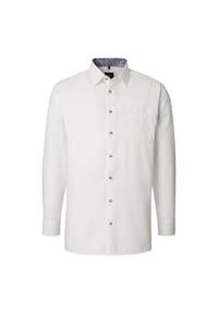 VENTI - Herren Businesshemd Langarm uni Comfort Fit - Weiß