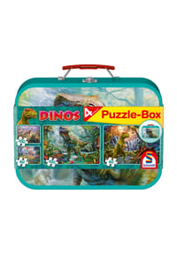 Schmidt Spiele Puzzle Box "Dinos", 2x60, 2x100 Teile Bild 1
