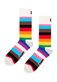 HAPPY SOCKS - Socken "Pride Stripe", mittelhoch, Streifen - 0200 MULTI