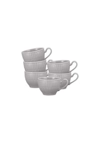 Seltmann Weiden Espressotassen Amina 0,1 l 6er Set - AMINA - grau
