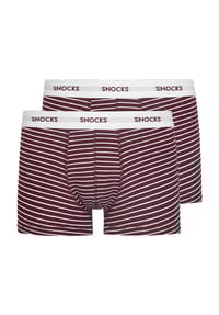 SNOCKS - Pants, 2er-Pack, Streifen-Design, für Herren - 12 BLACK