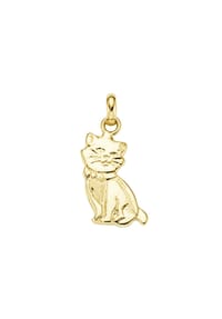 Luigi Merano® - Anhänger Katze, Gold 375 - gold
