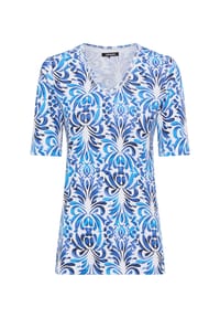 olsen - T-Shirt Kurzarm , für Damen - 40297 BAY BLUE