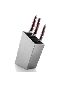 eva solo - Messerblock schräg, H: 31 cm - Silberfarben
