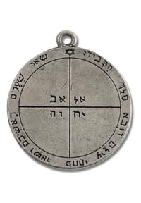 Adelia's - Anhänger Amulett Talisman Merkur-Pentakel N1 - Freude und Erreichen von Zielen - silber
