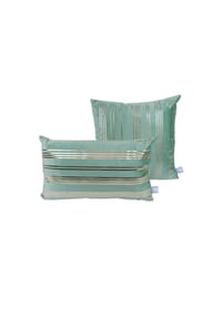 Kayoom - Dekokissen Prisma 525 2er-Set in mint - gold - mint - gold