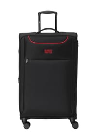 GLOBETROTTER ESTE - 4-Doppelrollen-Trolley, TSA-Schloss, Reißverschlussfach - BLACK