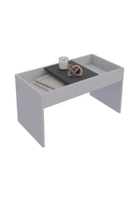 VCM. - Holz Beistelltisch | Couchtisch schlicht | Maße ca. H. 39 x B. 71 x T. 36 cm | Wohnzimmertisch | Kaffeetisch - Mantila - Weiß