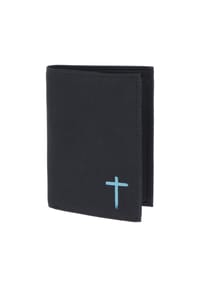 oxmox® New Cryptan - New Cryptan Geldbörse RFID Schutz 10 cm - schwarz-circle bloom cyan