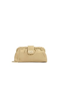 Kazar - Beigefarbene Clutch-Beuteltasche - Beige