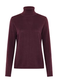 MANGUUN - Rollkragenpullover, Langarm, für Damen - BEIGE/PERFECT PALE