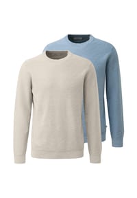 s.Oliver - Pullover 2er Pack Basic - Beige