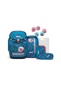 ergobag PACK - Schulrucksack-Set, 6-teilig - SUBÄRKRAFT HELLGEL