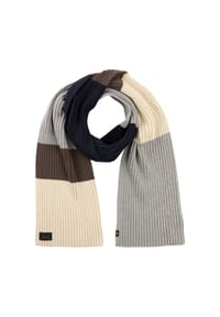 camel active - Schal aus Baumwoll-Mix - Dunkelbraun