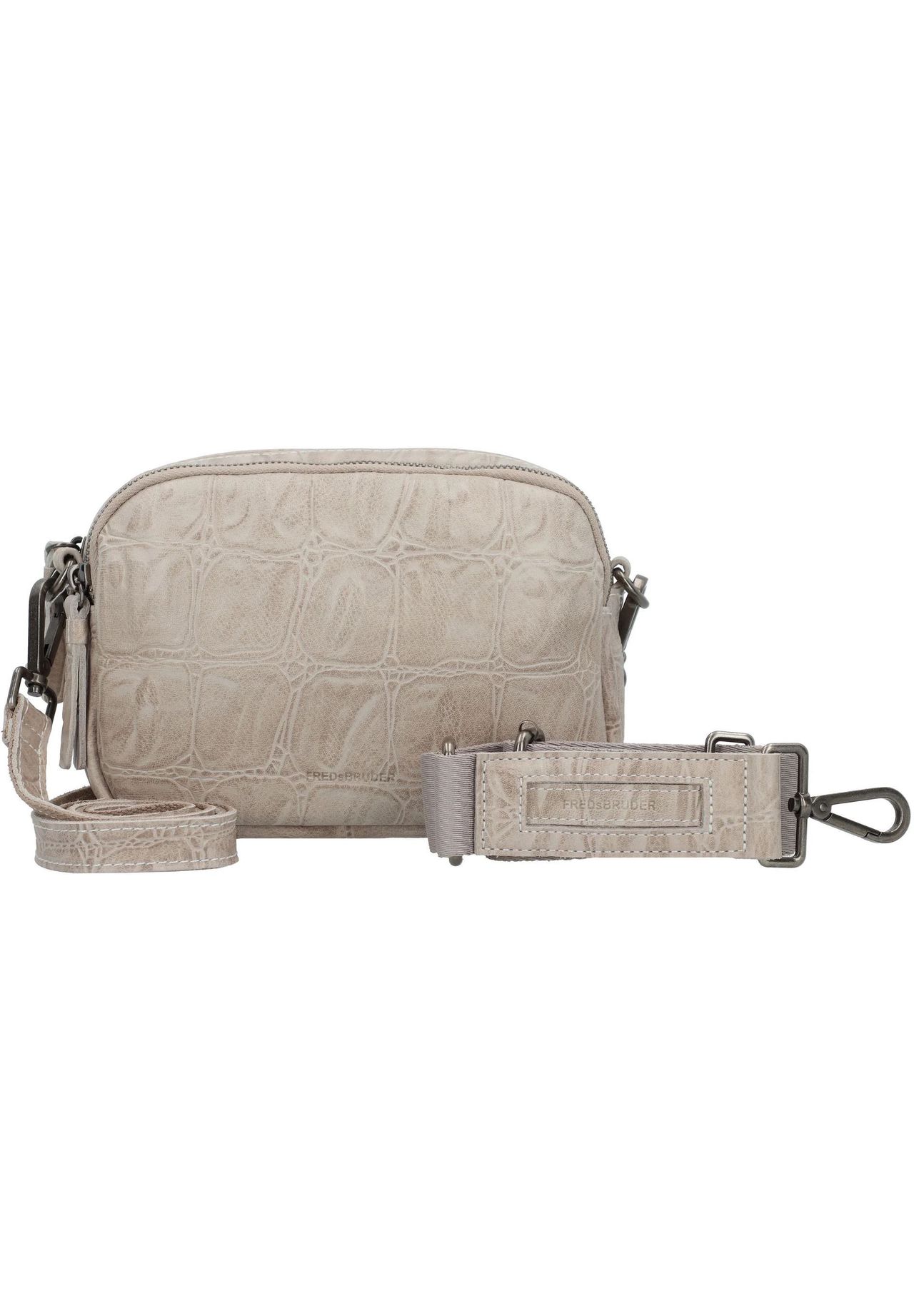 FREDsBRUDER CROLINCHEN Umhängetasche, Reißverschluss, Leder, für  