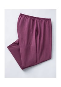 SIEH AN! - Capri-Freizeithose - beere + marine