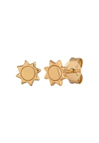 caї - Ohrstecker 925/- Sterling Silber - gelb