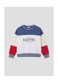 s.Oliver - Sweatshirt, Rippblende, für Damen - 45D3 LILAC/PINK