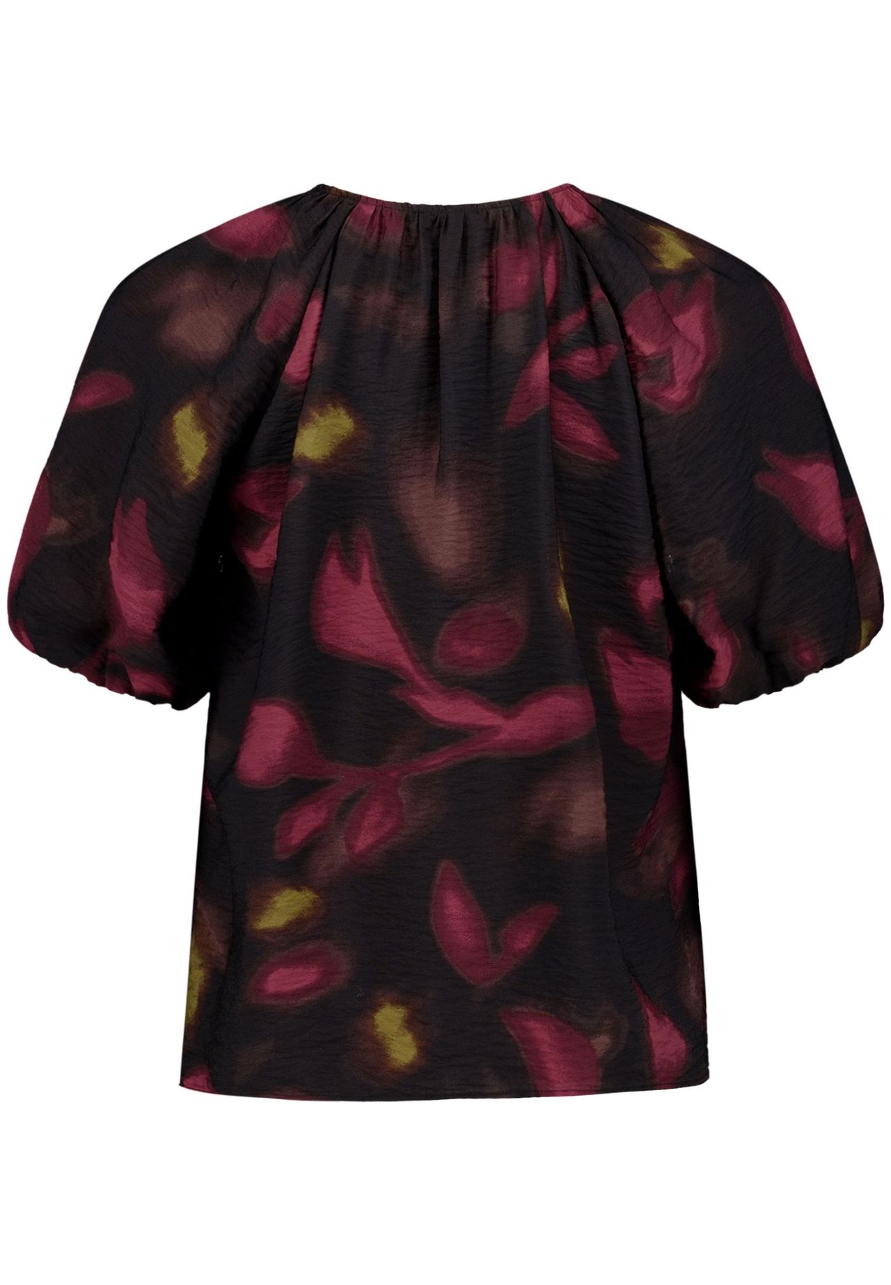 Zero Shirtbluse, SchlüSselloch-Ausschnitt, FüR Damen, Schwarz, 42