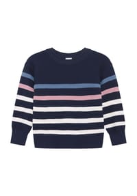 MANGUUN - Pullover, Baumwolle, für Kinder - 1 NAVY STRIPE